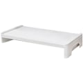 Miniatyrbillede 1 af 5: 1 stk. Laptop PC Stativ Bord Bord Opbevaring Organizer Hylde Computer Skærm Forhøjer Holder Stativ Hvid