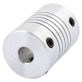 Miniatyrbillede 3 af 5: 3X 6mm Akselkobling A 8 Længde 25mm Trinmotor Kobling Diameter 18mm Aluminium Legering Stik