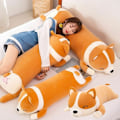 Pikkukuva 3 / 5: Corgi-koiran suuri jättimäinen Squishmallow -pehmolelu tyyny täytetty eläin