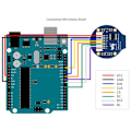 Miniatyrbillede 4 af 5: 1,28 tommer rund LCD-skærmmodul 65K RGB-farver 240x240 opløsning med GC9A01-driver indbygget SPI-interface