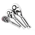 Miniatyrbillede 1 af 5: Mini Ratchetnøgle 1/4 Tommer 3/8 Tommer 1/2 Tommer 72 Tænder Nøgle Bærbare Momentnøgler Stiknøgle Ratchetnøgle Håndværktøj