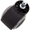 Pikkukuva 4 / 5: Pyörivät pyörät nylonista ja harmaasta PVC:stä ilman jarrua 50 mm M10 5 kpl