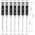 Pikkukuva 2 / 5: 7 kpl kuusiokoloavainsarja - RC-ruuvimeisselityökalusarja (0,9 mm 1,27 mm 1,3 mm 1,5 mm 2,0 mm 2,5 mm 3,0 mm) RC-mallihelikopteriin