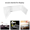 Miniatyrbillede 4 af 5: 5 Pakke Klar Akryl Display Stativ, 5 Størrelser Akryl Displayholdere til Kage Stativ Hylde, Display Stativ