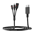 Pikkukuva 1 / 5: Kannettava monitoiminen 1,8 m:n 3-in-1-latauskaapeli / Switch / & Smart