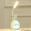 Miniatyrbillede 3 af 5: Bærbar LED-Skrivebordslampe Foldbar Lampe Sød Tegneserie Skrivebordslampe USB Genopladelig LED Læselampe Øjenbeskyttelse Farve Natlys 1 stk (Tilfældig Farve)