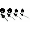 Miniatyrbillede 3 af 5: 200 stk. aluminium blindpopnitter, 3,2 x 8 mm, 3,2 x 10 mm, 4 x 10 mm, 4 x 14 mm, 4,8 x 14 mm, 4,8 x 18 mm, 8 størrelser sort popnittesortimentssæt til