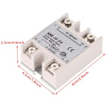 Miniatyrbild 3 av 5: Enfas DC-AC Solid State Relay SSR-40DA 40A - Ingångsspänning 3-32V DC