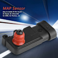 Miniatyrbillede 4 af 5: Manifold Absolut Tryksensor, Auto Bil Manifold Absolut Tryksensor 12614970 Sensor