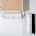 Pikkukuva 4 / 5: Keittiöpaperiteline Kylpyhuoneen teline WC-pyyheripustin Ripustimet Kotivarasto Paperiteline Organizer Musta