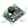 Miniatyrbild 5 av 5: 6V-80V Batteri DC Spännings Skyddsmodul Hög Spänning Underspänning Batteri Frånkoppling Utmatning Skyddskort