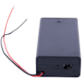 Miniatyrbillede 4 af 5: 3,7V 2X 18650 Tænd/Sluk-afbryder Batteriholder-stik Opbevaringsboks med ledning
