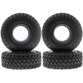 Miniatyrbilde 2 av 5: 4 stk Rock Crawler Dekk 2,2 Tommers Folding Dekk 128Mm med Mousses for Axial Wraith SCX10 Wrangler -4 2,2 Hjul