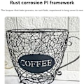 Miniatyrbilde 5 av 5: Kaffe Kapsel Oppbevaringskurv Universal Kaffe Kurv Kaffe Kopp Pod Organizer Holder Svart for Hjem Cafe Hotel Svart