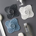 Miniatyrbillede 5 af 5: 2 brusefiltre, gulvafløbsfilter, anti-tilstopningsbrusestop, badeværelsesstop, toilet-afløbsstopværktøj（blå）