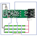 Miniatyrbillede 4 af 5: 15X21700 Lithium Ion Batteri Case Udskiftning, PCB Opladningsbeskyttelseskort til 18V 12Ah Lithium