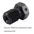 Miniatyrbillede 4 af 5: Hærdede stål V6 dyser til højtemperatur 3D-print Pei Peek kulfiber filament til Aero Hotend