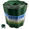 Miniatyrbilde 5 av 5: Plastik gresskant, 1 rull 15cm x 9m, Myk PVC, Grønn, for hage, hage, gjerde, hage, plen (9m x 15cm)