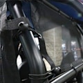 Miniatyrbillede 4 af 5: UTV blød bagrude mesh panel solskærm strandartikler til RZR XP Turbo 15-22