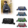 Miniatyrbillede 4 af 4: Praktisk Cykeltaske, Ny Enkelt Skuldertaske, Udendørs Cykling Skuldertaske, Multifunktionel Touchscreen Taske, Forreste Opbevaringstaske (Roserød) -DENUO