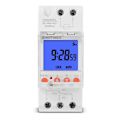 Miniatyrbillede 5 af 5: TM928SBKL Anden Kontrol Stor Skærm Display Udskifteligt Batteri Skinne Timer Switch Baggrundsbelysning-85-265V 30A