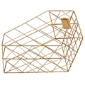Miniatyrbillede 2 af 5: Magasin Filholder 2 Slots Desktop Filopbevaring Organizer Box Desktop Grid Filopbevaring Box Brevopbevaring