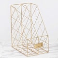 Miniatyrbillede 3 af 5: Magasin Filholder 2 Slots Desktop Filopbevaring Organizer Box Desktop Grid Filopbevaring Box Brevopbevaring