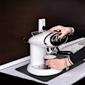 Miniatyrbillede 3 af 5: Mixer Kaffemaskine Glidemåtter Flytter Apparat Køkkenbordsskydere til Køkkenapparater Skridsikker