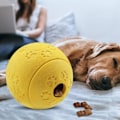 Miniatyrbillede 4 af 5: Hunde Bold Legetøj Hund Godbid Bold, Bidresistent Gummi Foderbold til Hundens Træningsspil IQ Træningsbold Grøn