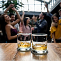 Miniatyrbillede 3 af 5: Premium Læder Underkopper med Holder Sæt af 6 Underkopper Forretningsunderkopper til Bar, Kontor, Hjem, Marmor (Sort)-DENUOTOP
