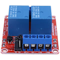 Miniatyrbillede 4 af 5: DC 12V 2-kanals relæmodul med optokoppler H/L niveau trigger til Arduino