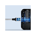 Miniatyrbild 5 av 5: USB-C magnetisk kabel, typ-C aluminiumlegering laddning magnetisk absorption PD datakabel, för Pro, svart