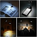 Pikkukuva 4 / 5: Musiikkitelineen lamppu, 6 LED / 8 LED Mini kaksoispäälamppu säädettävällä klipsillä USB-kaapelilla lukemiseen/kirjaan/pöydälle/sängyn vierelle
