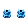 Miniatyrbilde 1 av 5: 2X Metall Differensial Låsespole for TT02 TT02B TT02T TT02D RC Bil Oppgraderinger Deler Tilbehør,1