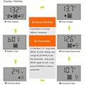Miniatyrbillede 5 af 5: Solcelleladningsregulator, Dobbelt USB-porte Intelligent Solpanel Batteriregulator, Multifunktionel Justerbar LCD-skærm Gadelysregulator