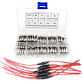 Miniatyrbillede 1 af 5: 10 stk. 5x 20mm AGC Inline Sikringsholder Skrue Type Inline med 22 AWG Tråd + 100 stk. 5x 20mm Hurtigblæsende Glassikringer (0,2A 0,5A 1A 2A 3A 5A 6A 8A 10A 15A