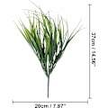 Pikkukuva 2 / 5: Tekoheinäkasvit (6 kpl) - 37 cm Tekokasvit - Teko-muovipensasruoho Parvekkeelle ja Hääkoristeluun