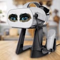 Miniatyrbilde 2 av 5: AMVR VR-stativ 3D Virtual Reality Headset Glass Display Stand, VR Headset Station med USB-kabel for lading og plassering med kontroller