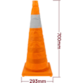 Pikkukuva 4 / 5: Liikennekartio heijastimella signaalille ja merkinnälle 70 cm, taitettava