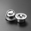 Miniatyrbilde 2 av 5: Transportkulelager Enhet i Rustfritt Stål Universal Metall Base Montert Kulehjul 10 stk