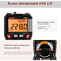 Miniatyrbilde 4 av 5: TRMS 6000 Punkts Automatisk Digitalt Multimeter (LED-Terminalveiledning), Profesjonell Elektrisk Tester, Temperaturkapasitansmåler Spenning/Strøm AC