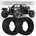 Miniatyrbilde 4 av 5: Off-road bakre dekk tykkere hud for 1/5 BAHA ROVAN KM Baja 5B lastebil reservedeler