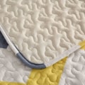 Miniatyrbillede 4 af 5: Segmenteret sofaovertræk til hjørnesofa, sofaovertræk til børn hund kat, geometrisk trykt bomuldssofa-trekant 110×180cm