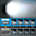 Miniatyrbilde 4 av 5: LED arbeidslys 12V 300W 7 tommer 144W Bil LED-spotlight 12v Vanntett IP67 Spot Flood LED tåkelys 27 000lm Arbeidslys for bil lastebil traktor SUV B
