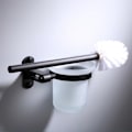 Miniatyrbillede 5 af 5: Sort Toiletbørsteholder Tilbehør Til Badeværelset