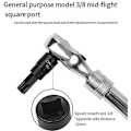 Miniatyrbillede 4 af 5: 10-delt bitsæt, Sping Star Torx Hex Bits, T20-T60 med Premium-Mo stål, 3/8 tommer drev, forbedret opbevaring