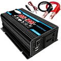 Miniatyrbillede 1 af 5: 12V 220V Inverter, 4000W 12V 220V/110V AC Bil til Bil Ren Sinus Inverter, Oplader Konverter, Dobbelt USB Inverter Adapter, Modificeret Transformer-