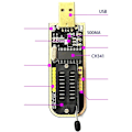 Pikkukuva 5 / 5: CH341A USB-ohjelmoija Emolevyn reititys LCD BIOS/FLASH/24/25 Emolevy