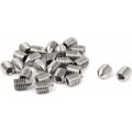 Miniatyrbillede 1 af 3: Pakke med 16 koniske spids skruer 5mm længde, forskellige metriske gevind, M3, M4, M5 og M6. A2 Grade Rustfrit Stål Hexagon Spids Skrue Sæt
