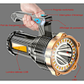 Miniatyrbillede 2 af 5: LED Lommelygte Bærbar Ultra Kraftig LED Lommelygte COB Arbejdslampe 8 Tilstand Genopladelig Lampe Udendørs Belysning Projektør Camping Udflugt Nødsituation Porta